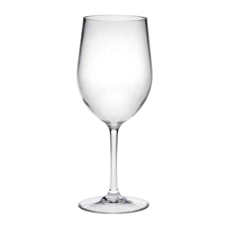 Leadingware Tritan Plastic Wine Glasses (Set of 4), Unbreakable, Bpa Free, 12Oz - Clear by HouseOfZazla