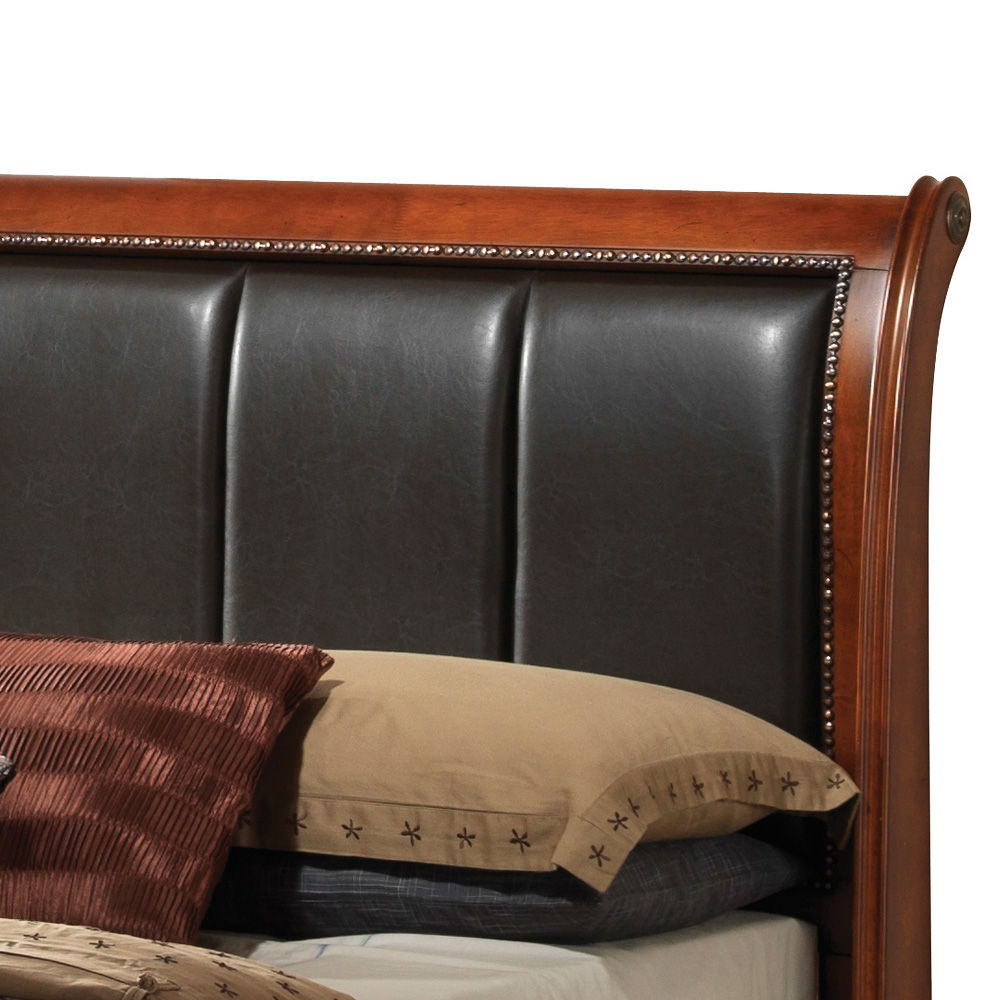 Lavita Storage Bed with Dovetailed Drawers - Light Brown or Dark Brown, photo 6 of 21