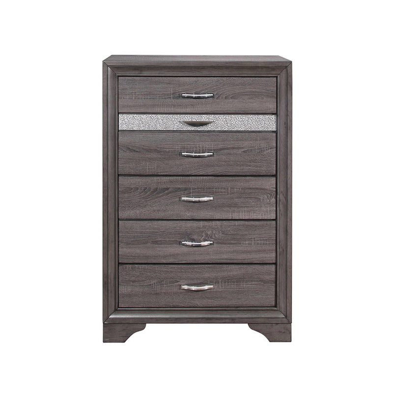 Gray Sparkle Accent Chest with Jewelry Drawer - Ryder, photo 3 of 6