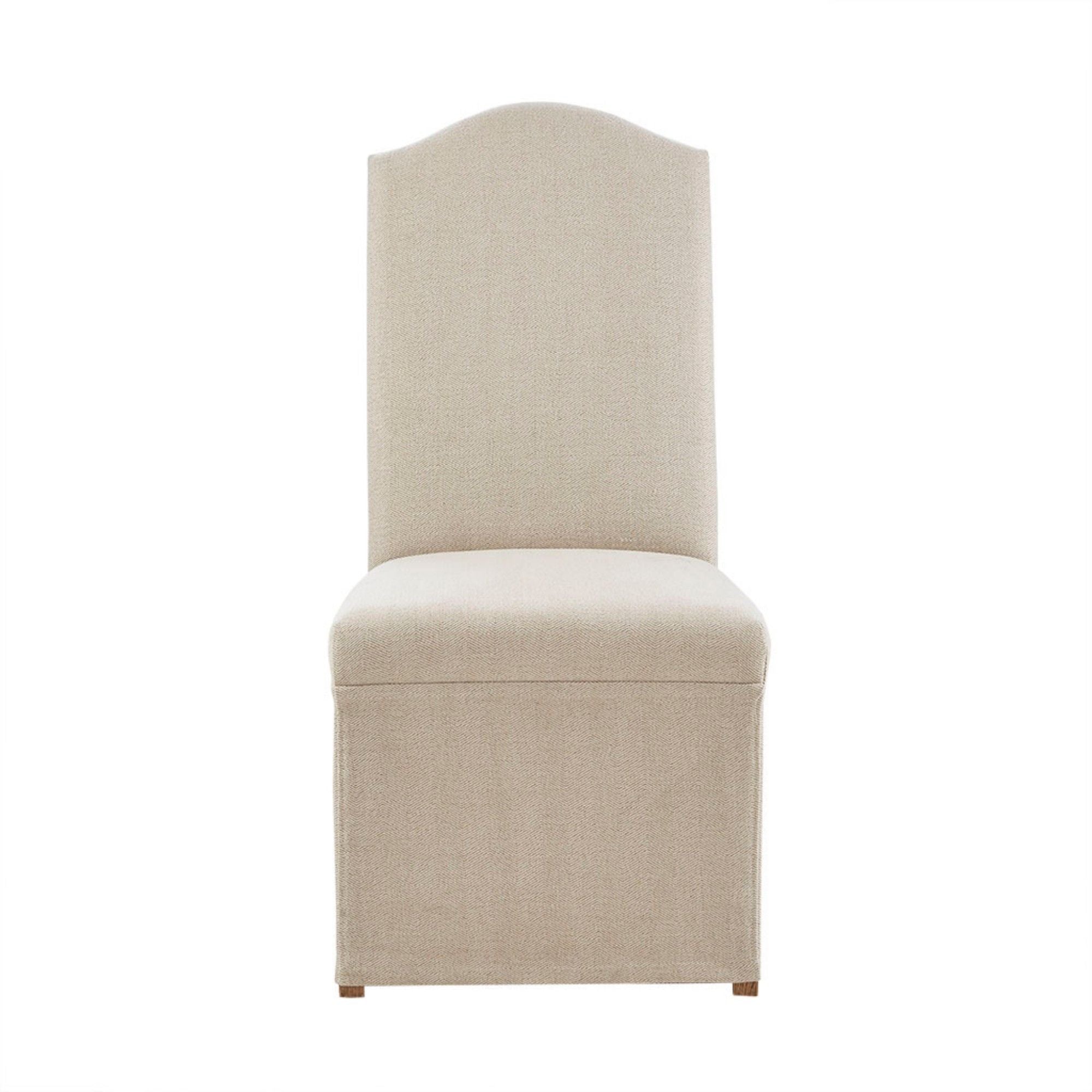 Dining Chair With Skirts (Set of 2) - Beige by HouseOfZazla