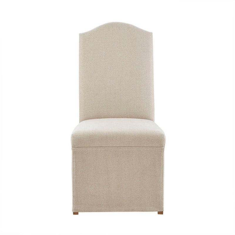 Dining Chair With Skirts (Set of 2) - Beige by HouseOfZazla