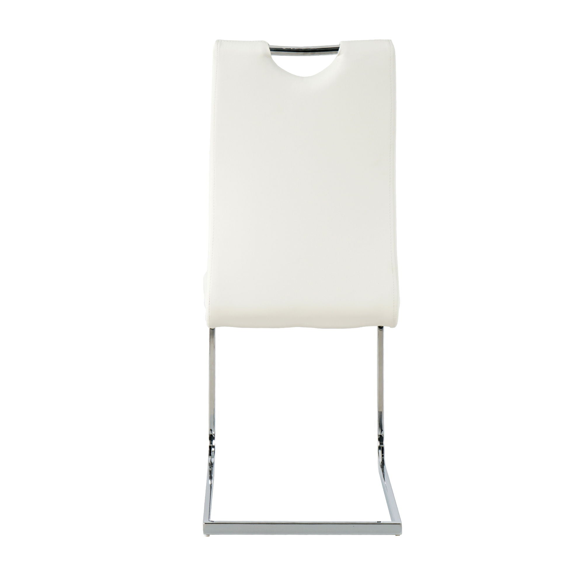 Modern Dining Chairs With Padded Seat And Metal Legs by HouseOfZazla