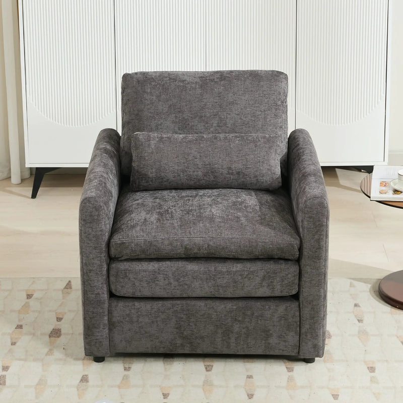 Cozy Upholstered Cushion Armchair For Living Room by HouseOfZazla