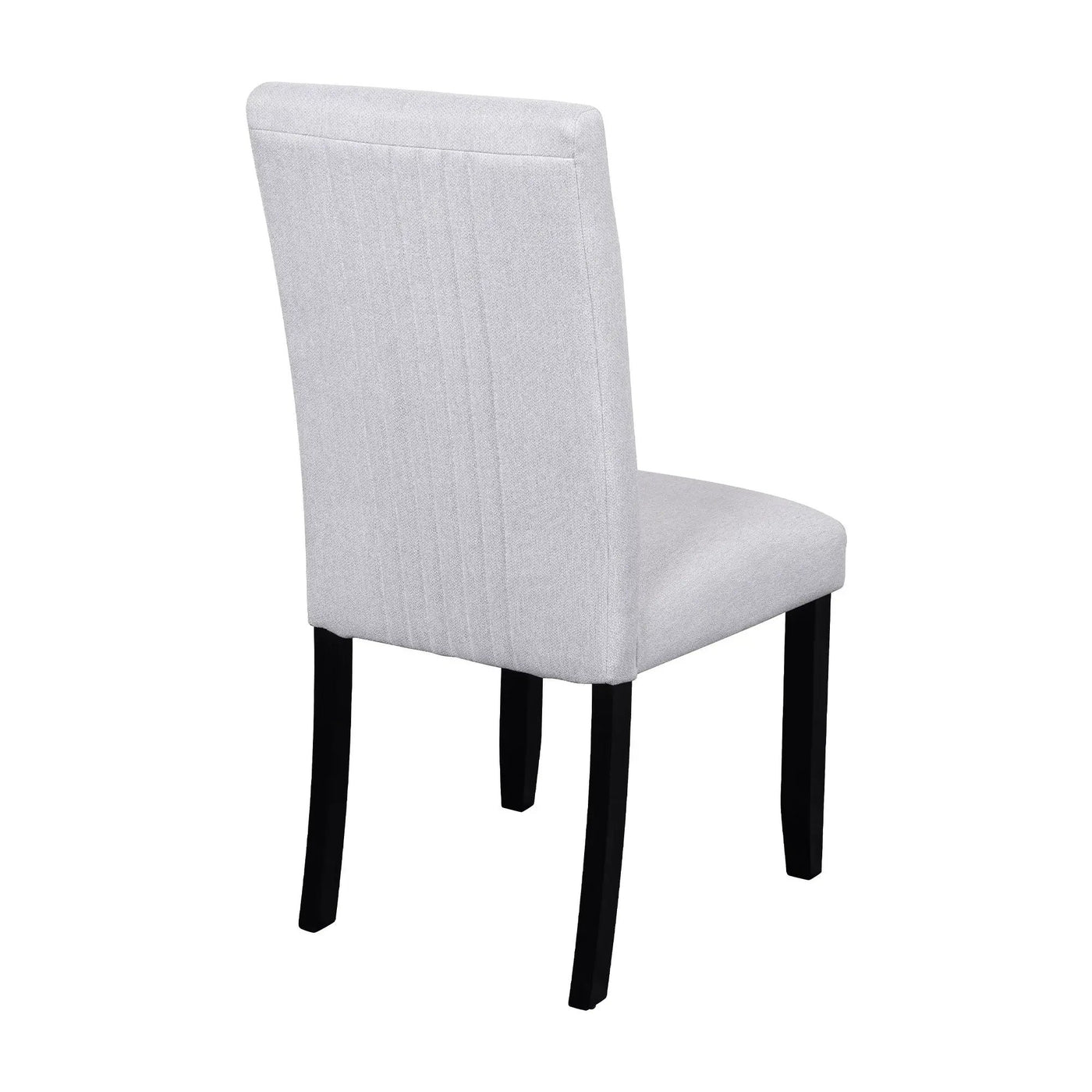 5 Piece Round Dining Table Set, Modern Dining Table And 4 Upholstered Chairs For Dining Room by HouseOfZazla
