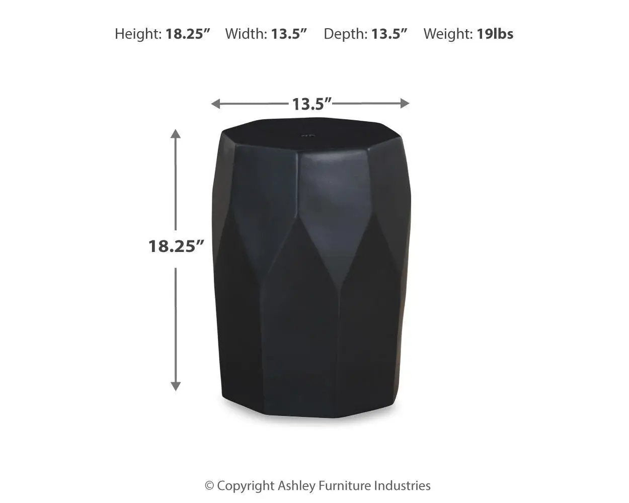 Rhysworth - Stool - Black by Unique Piece Furniture