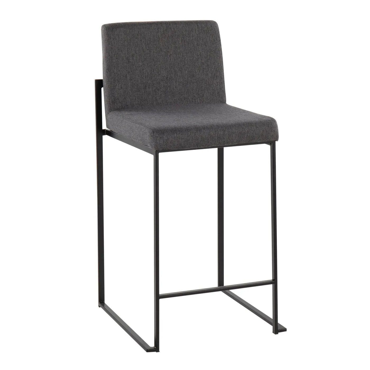 Fuji - Contemporary Modern Elegance, High Back Counter Stool by HouseOfZazla