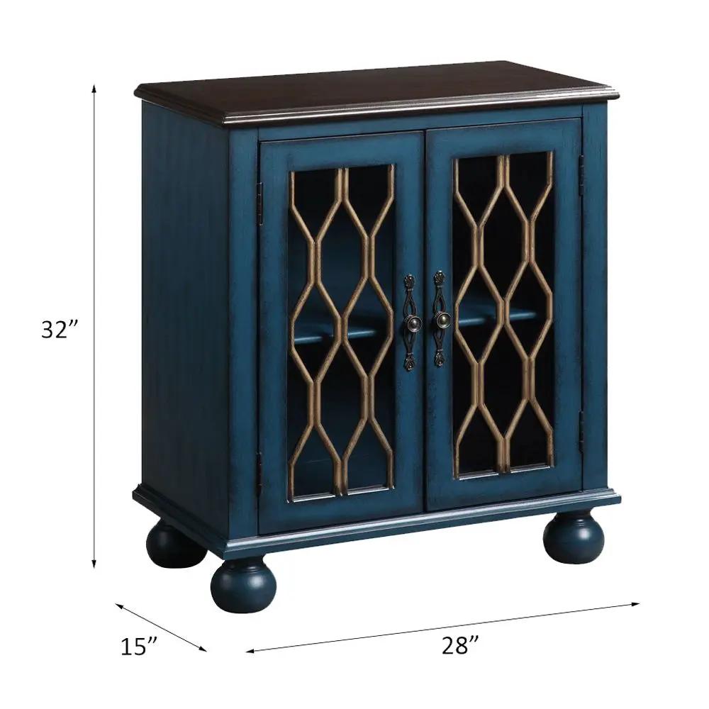 Lassie - Console Cabinet - Antique Blue by Unique Piece Furniture