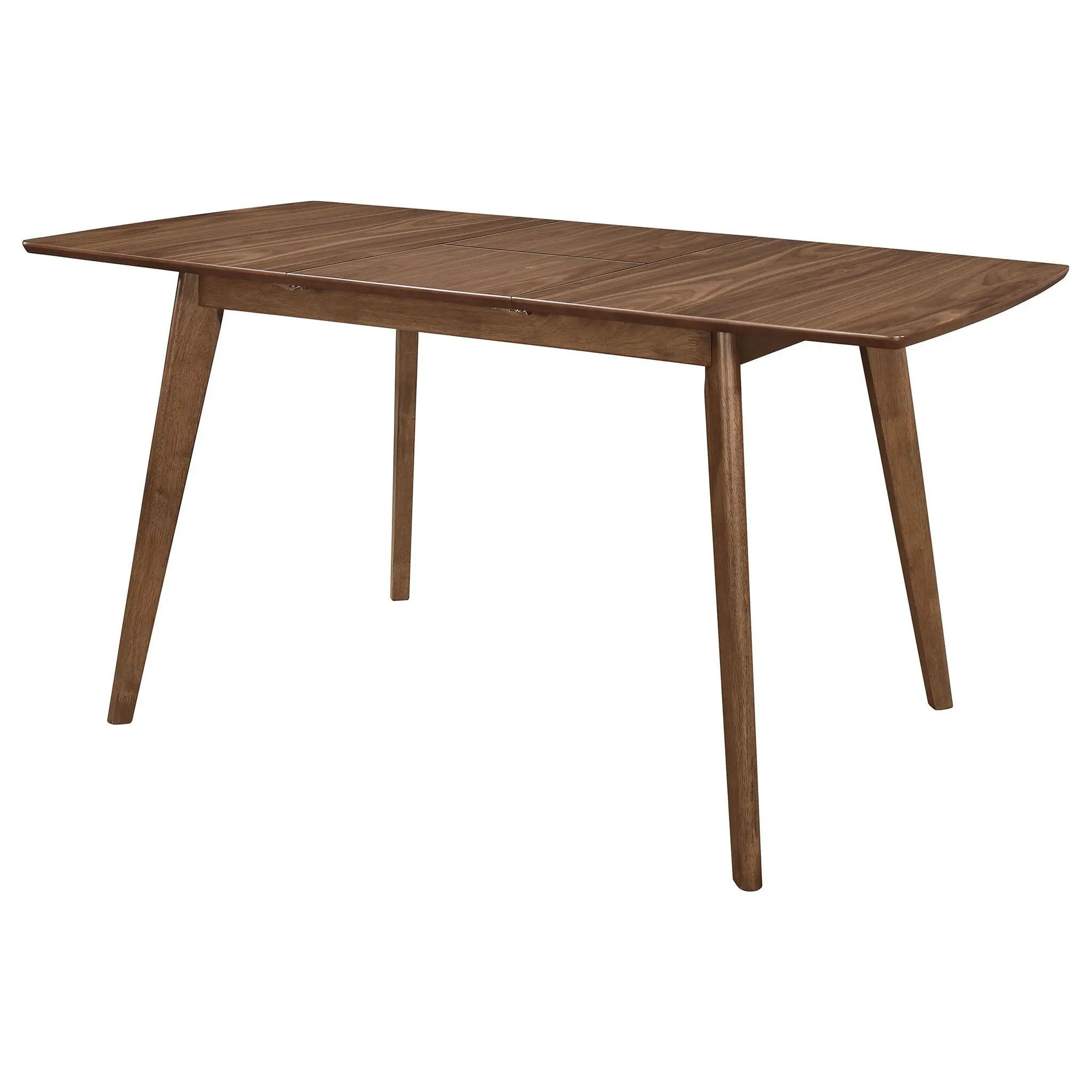 Alfredo 63-inch Extension Leaf Dining Table Natural Walnut by Unique Piece Furniture