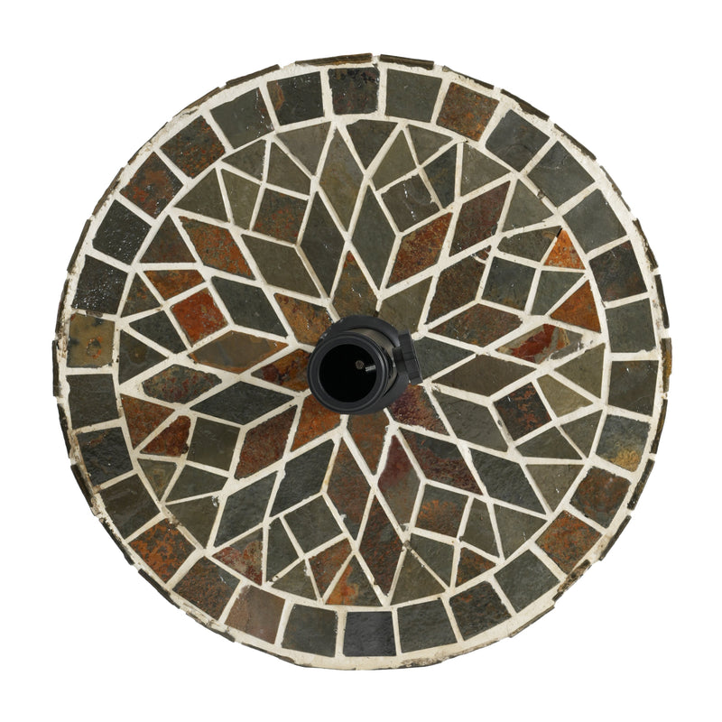 Enzo Tile Round Umbrella Base by HouseOfZazla