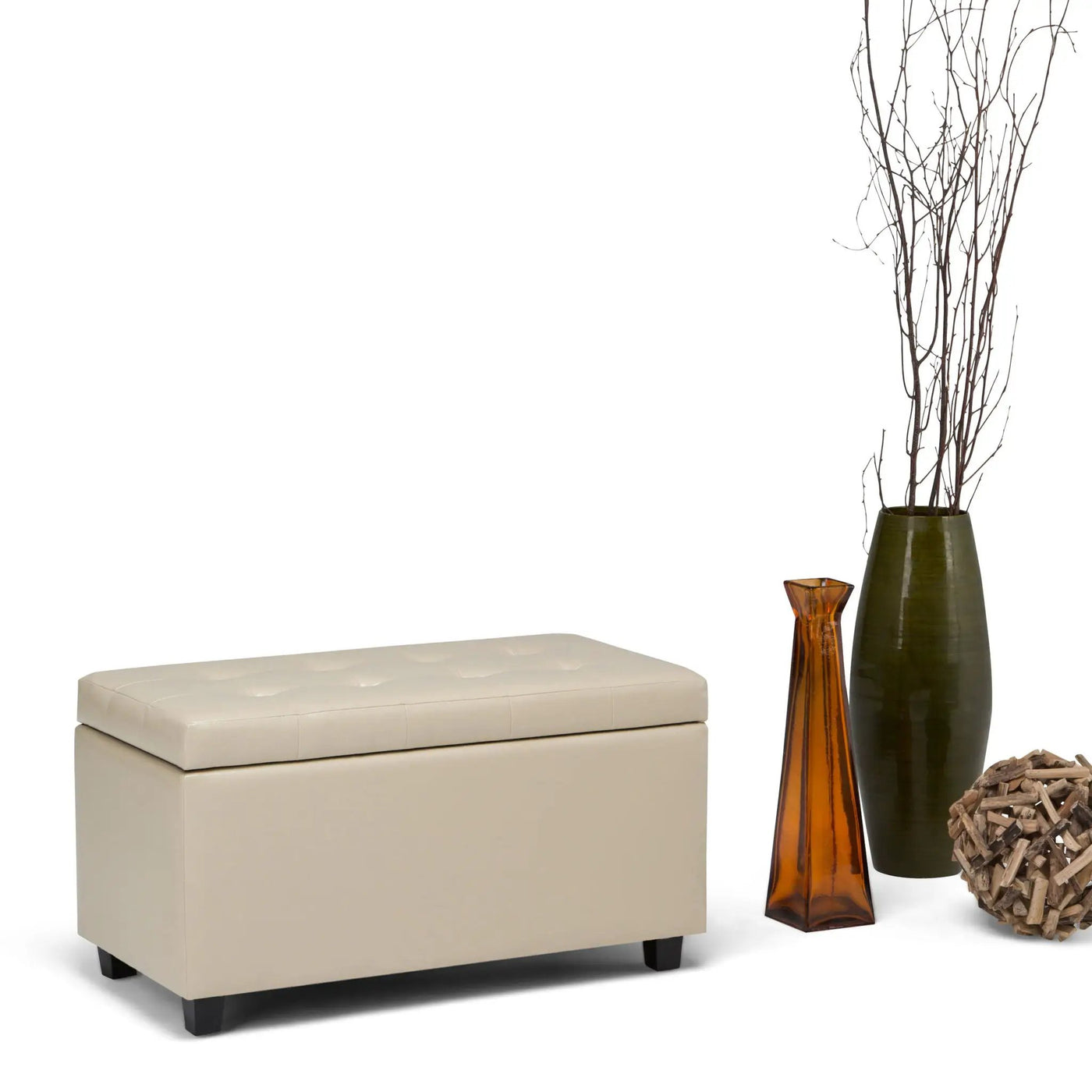 Cosmopolitan - Upholstered Storage Ottoman by HouseOfZazla