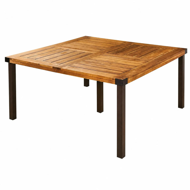 9-Piece Acacia Wood Outdoor Patio Dining Set by HouseOfZazla