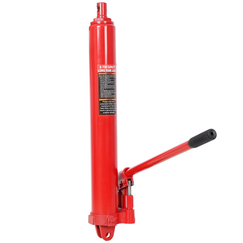 8 Ton Hydraulic Long Ram Jack - Dual Double Piston Pump, Clevis Base by HouseOfZazla