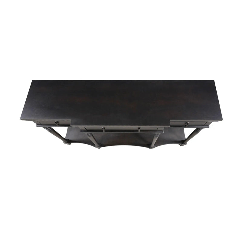 Retro Console Table With 3 Soft Close Drawers by HouseOfZazla