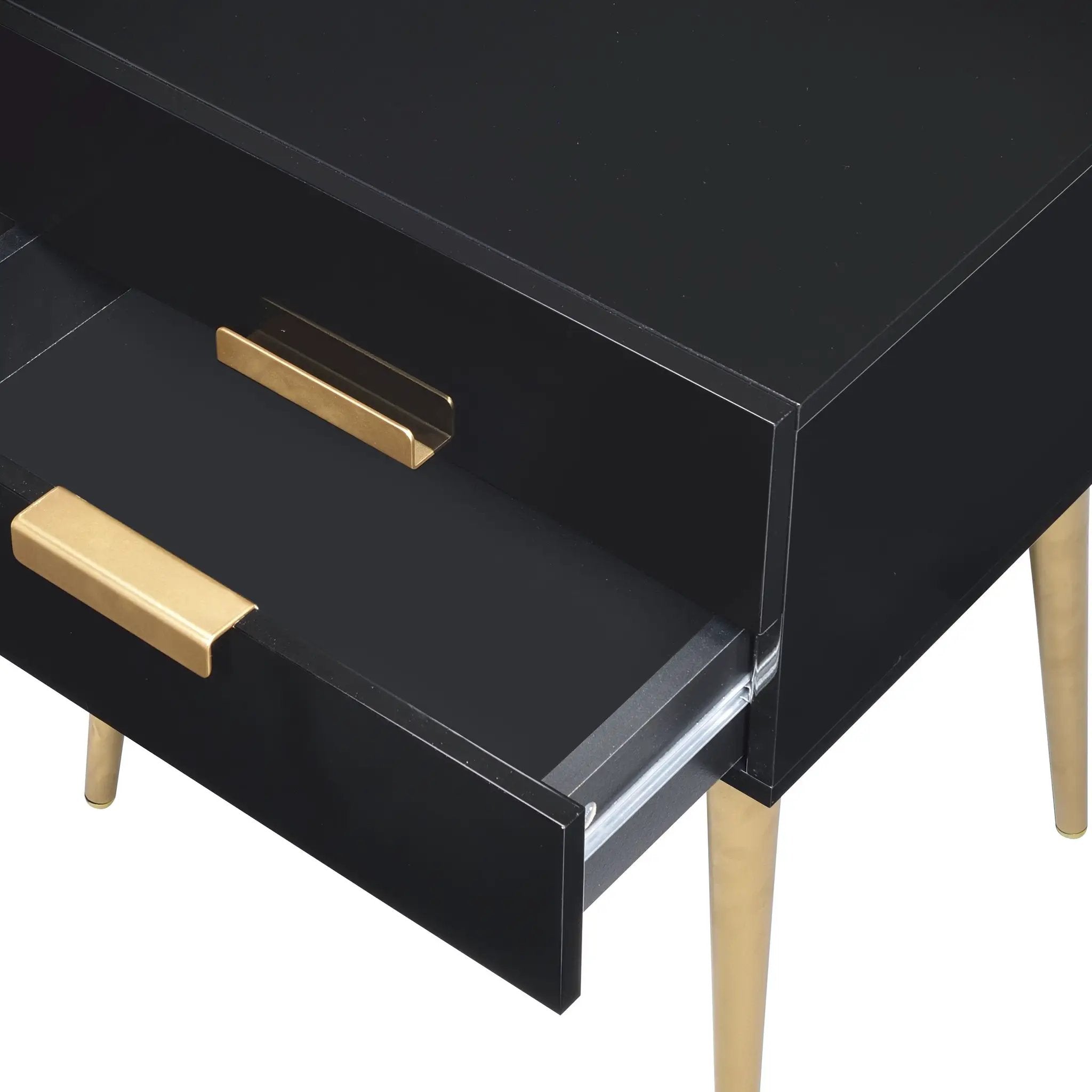 Denvor End Table with Drawers by HouseOfZazla