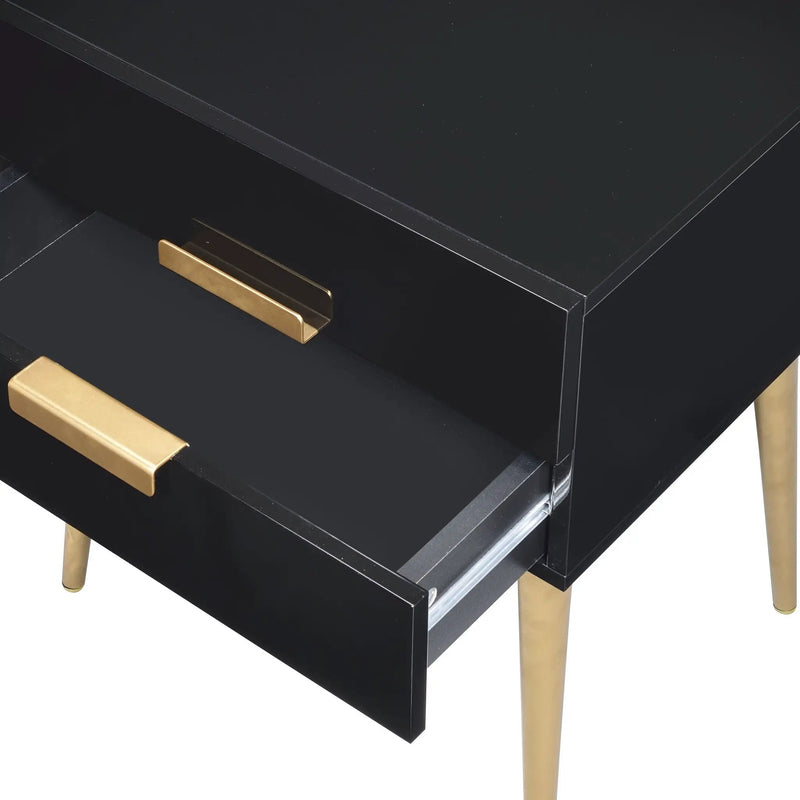 Denvor End Table with Drawers by HouseOfZazla