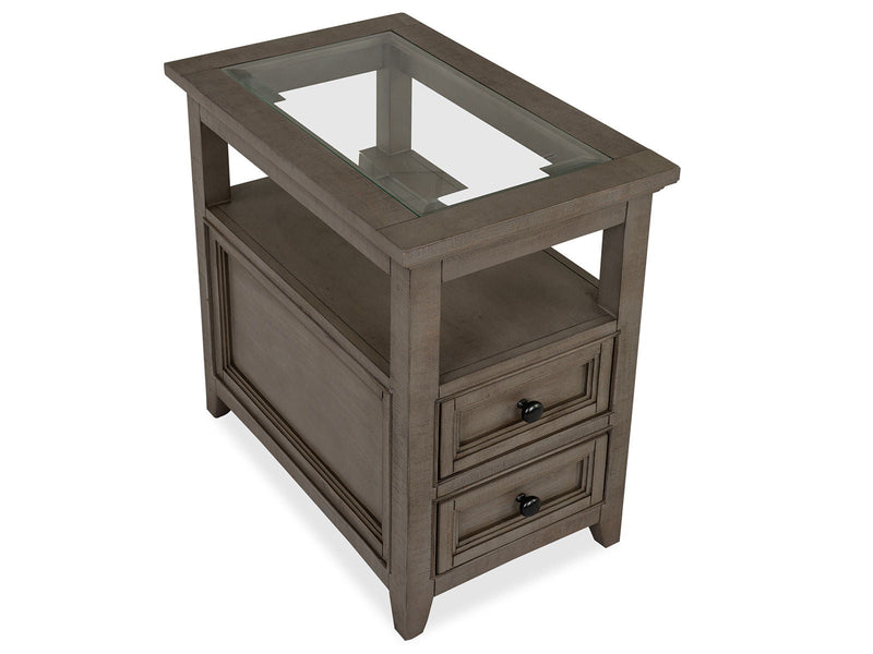 Paxton Place - Chairside End Table - Dovetail Gray, photo 4 of 7