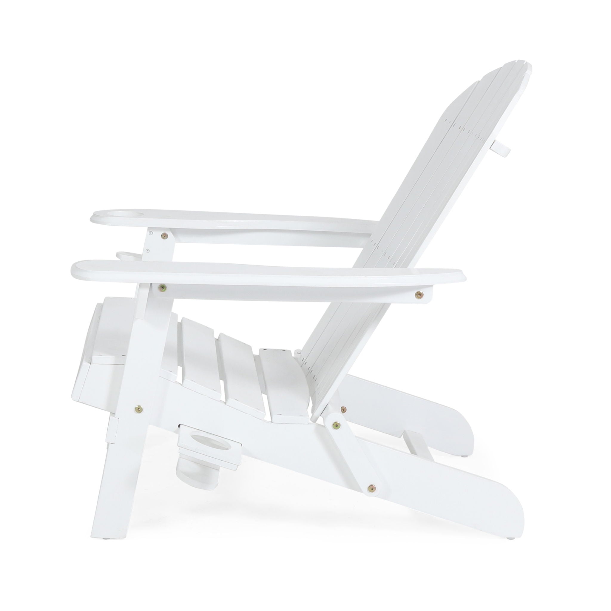 Zenithia Outdoor Foldable Adirondack Chair with 2 Cup Holders by HouseOfZazla