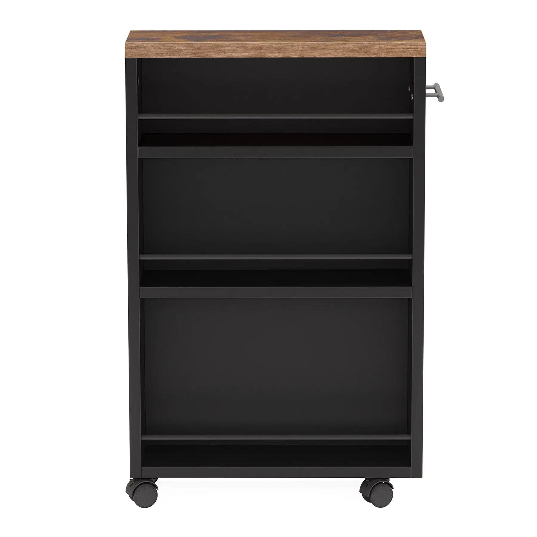 4 Tier Narrow Rolling Kitchen Slim Storage Cart by HouseOfZazla