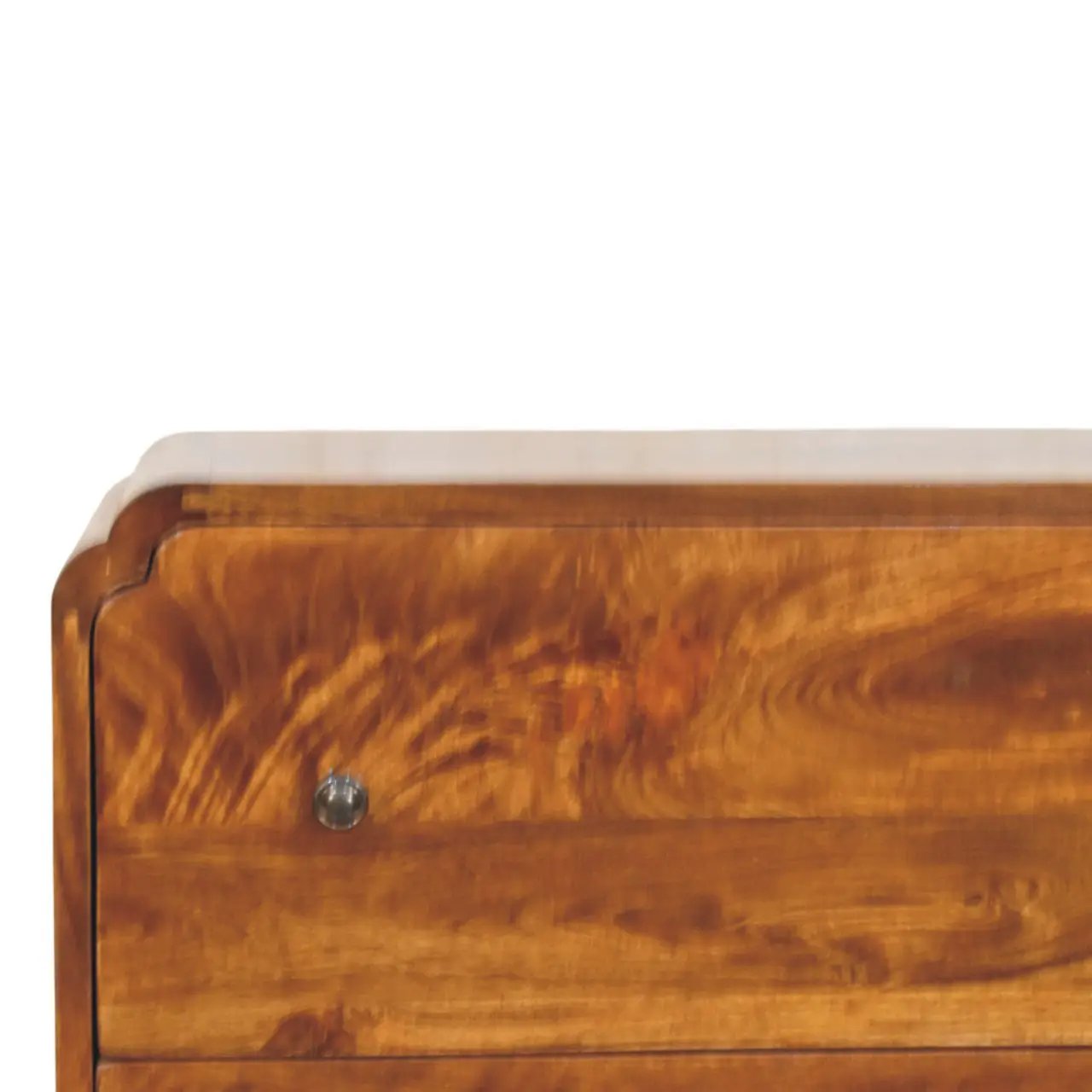 Solid Wood Newton Chest, 3-Drawers, Chestnut by HouseOfZazla