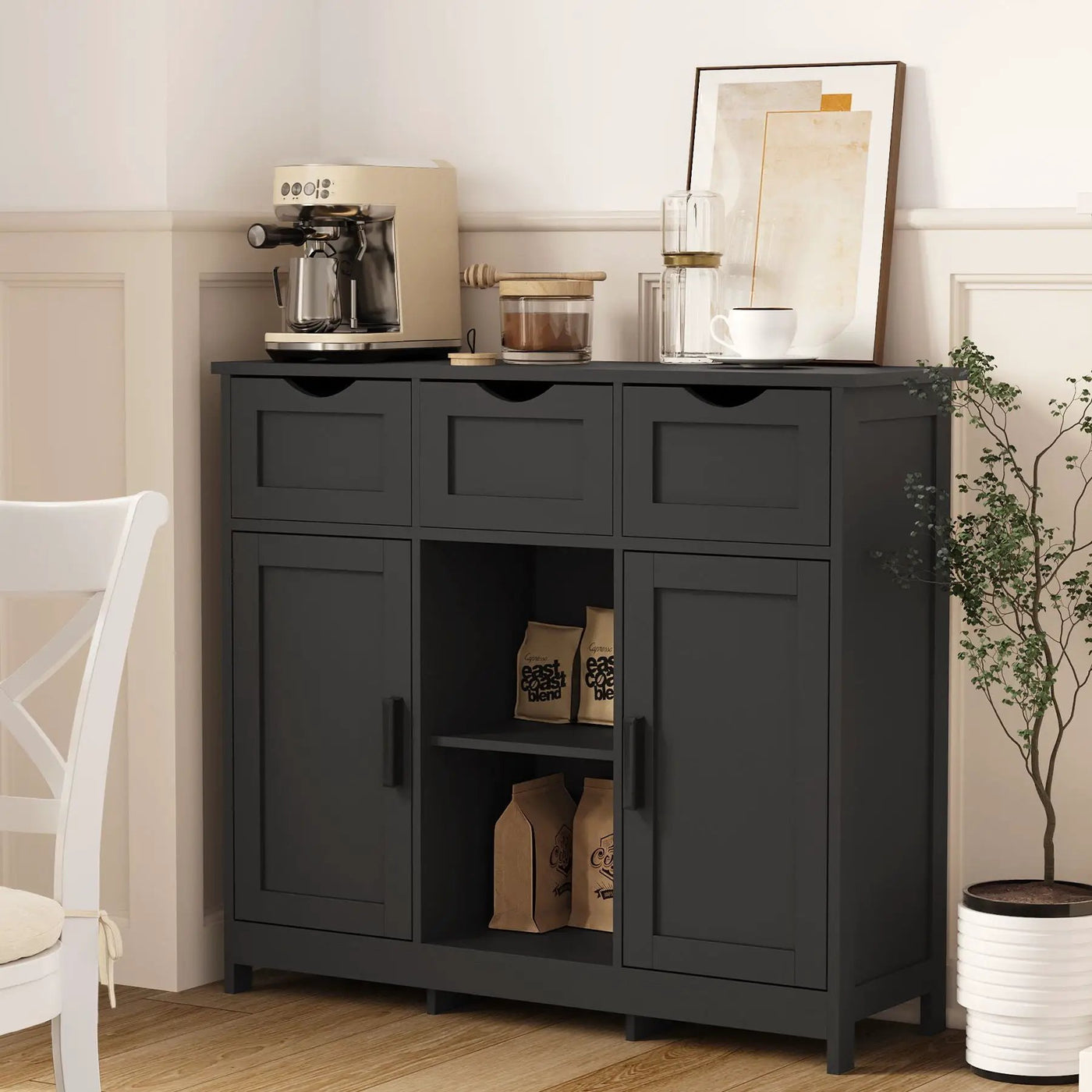 Storage Cabinets, Wooden Floor Cabinet, With Drawers And Shelves Storage Cabinets, Accent Cabinet For Living Room, Bedroom, Bathroom Furniture Home Decor by HouseOfZazla