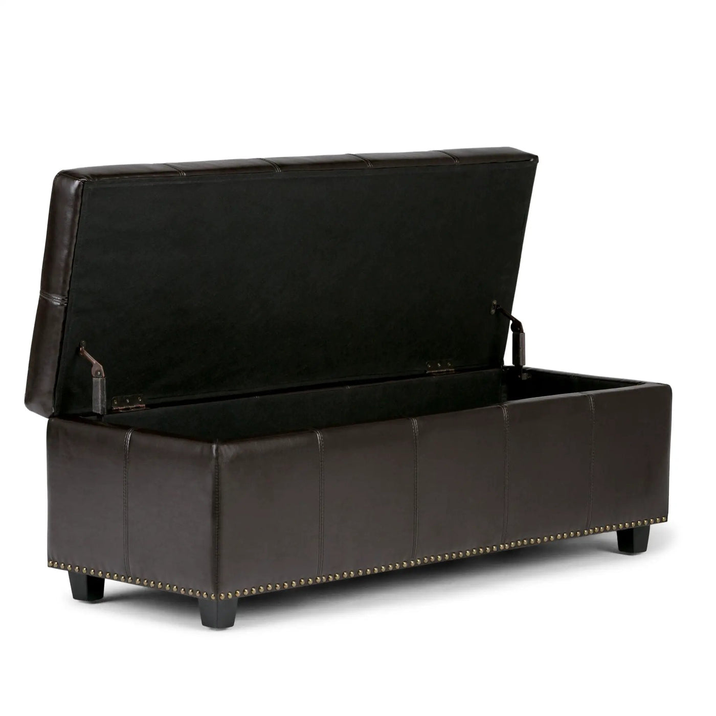 Kingsley - Upholstered Large Storage Ottoman by HouseOfZazla