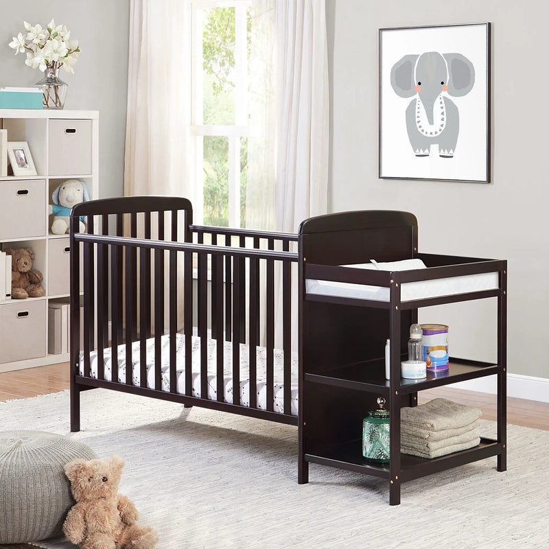 Ramsey - 3-in-1 Convertible Crib / Changer Combo by Unique Piece Furniture