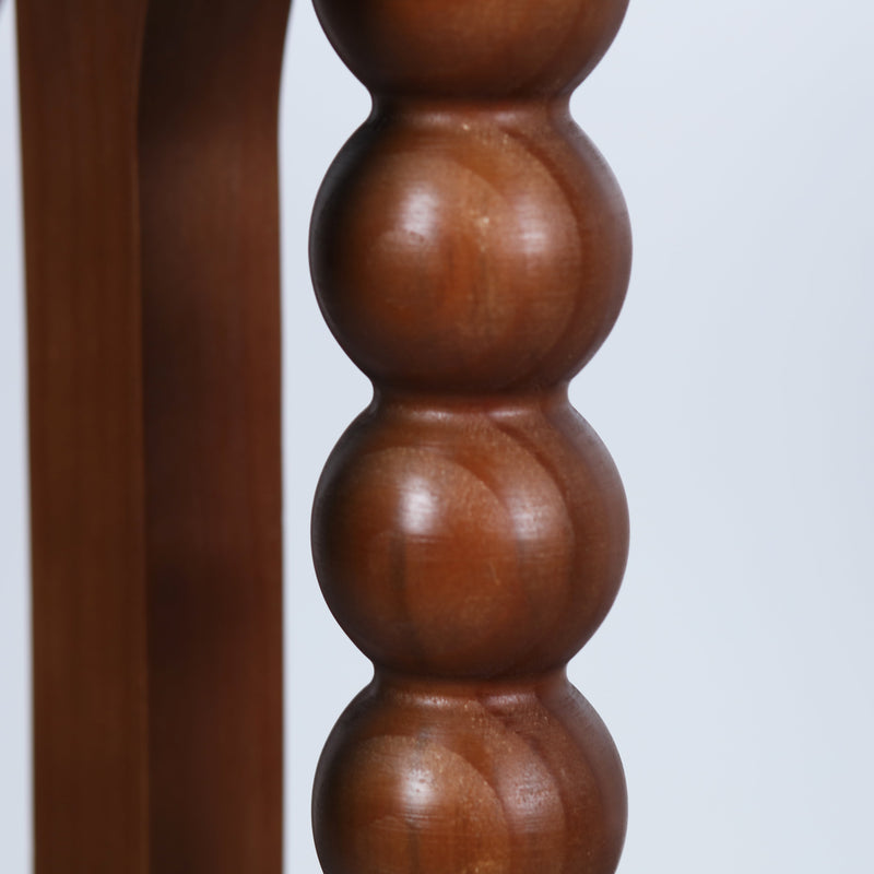 Wood Console Table with Lacquered Finish and Spherical Legs - Natural, photo 10 of 10