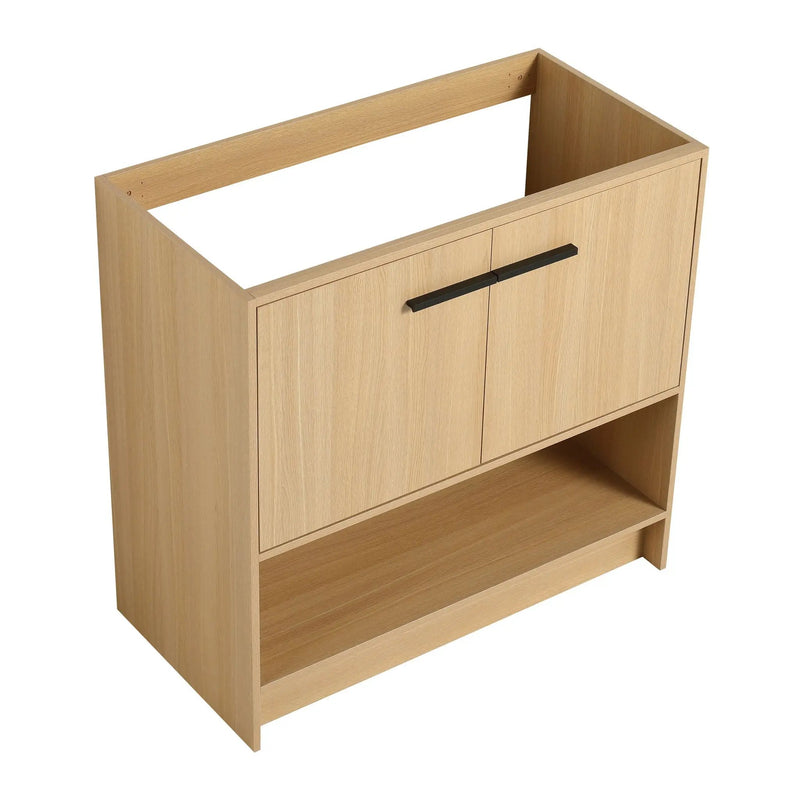 Modern Freestanding Bathroom Vanity With 2 Doors by Unique Piece Furniture
