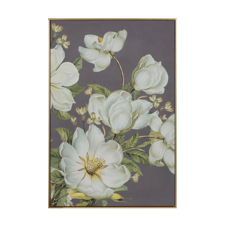 Botanical Wall Art Prints, Home Decor For Living Room Dining Room Bedroom Hallway - Gold by Unique Piece Furniture