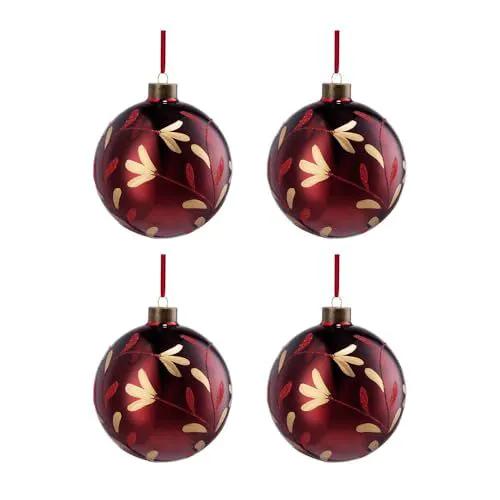 Christmas Ball Glass Decorative Hanging Ball Christmas Tree Ornaments, For Holiday Party Decorations by Unique Piece Furniture