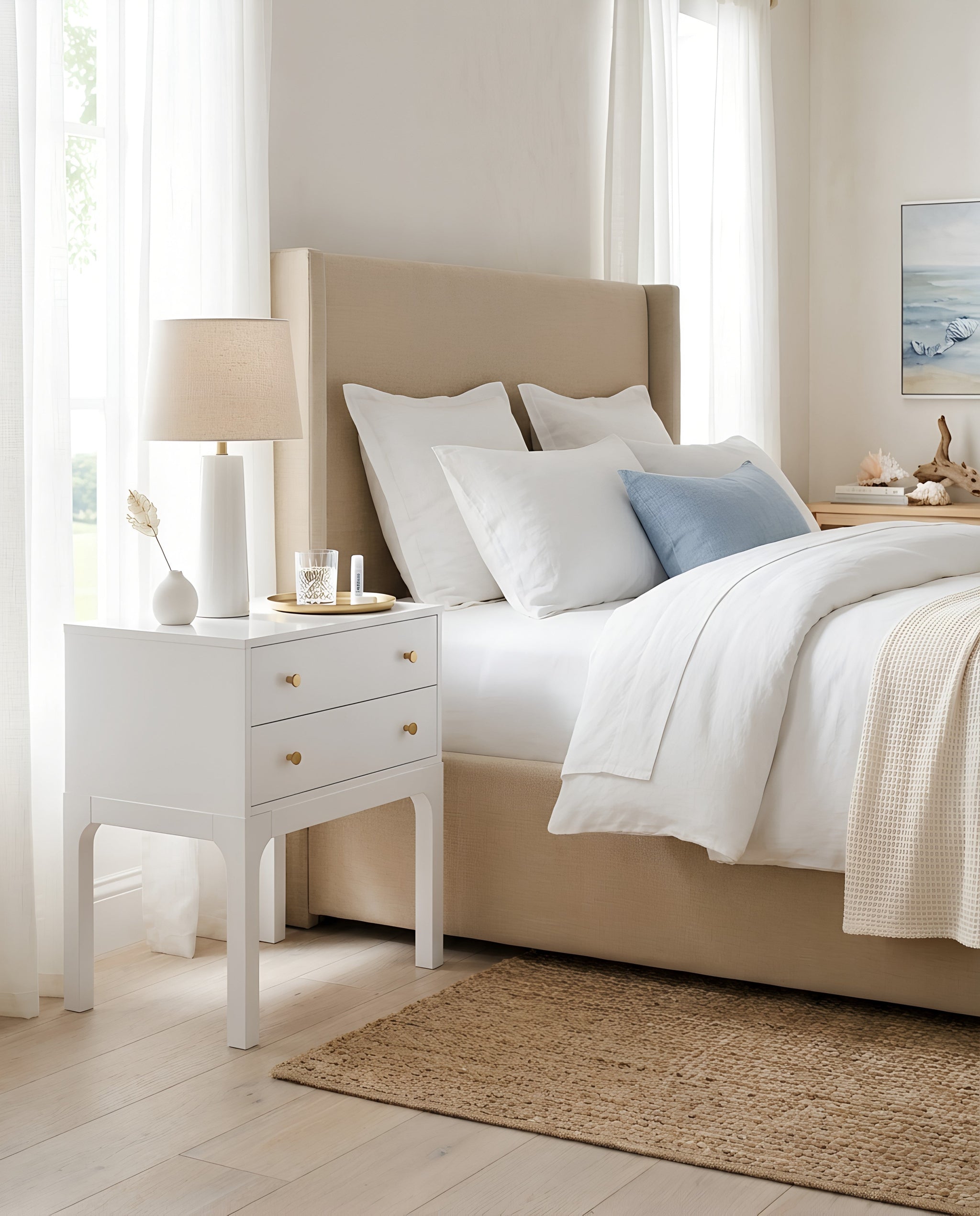 Alonso 2-Drawer Modern Nightstand by HouseOfZazla