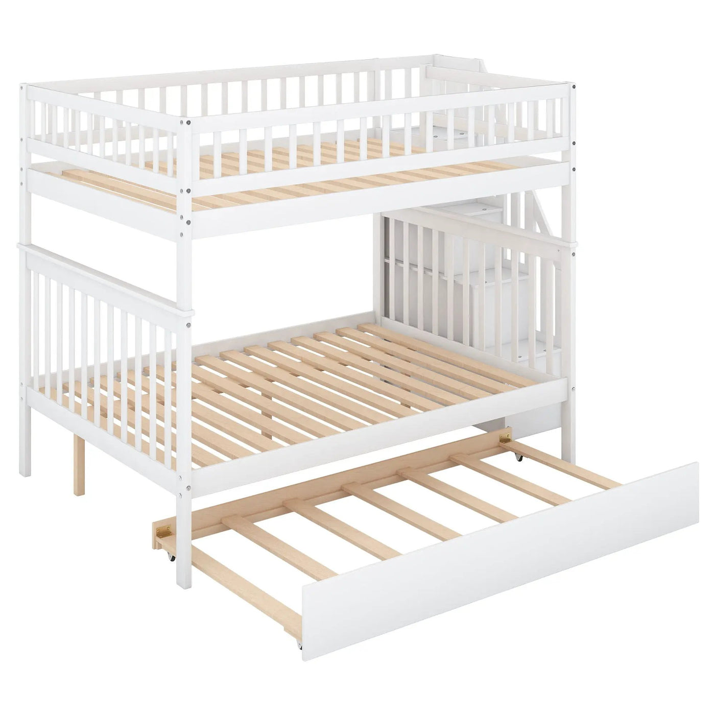 Bunk Bed With Staircase by HouseOfZazla