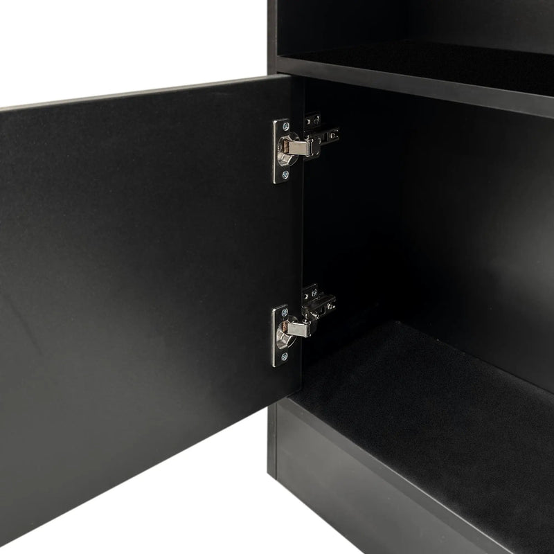 70.87" Tall Bookshelf with 10 Cubes and 3 Doors by HouseOfZazla