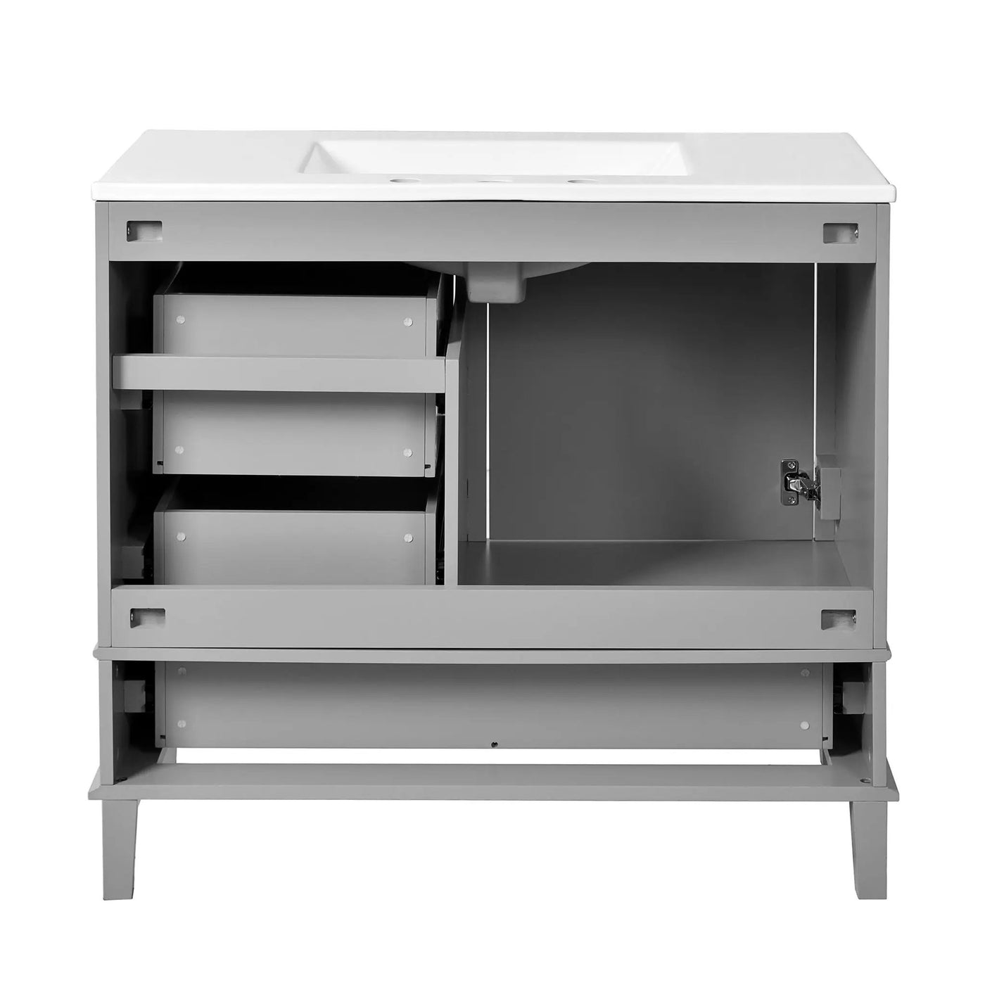 Traditional Bathroom Vanity Set With Soft Close Doors by HouseOfZazla