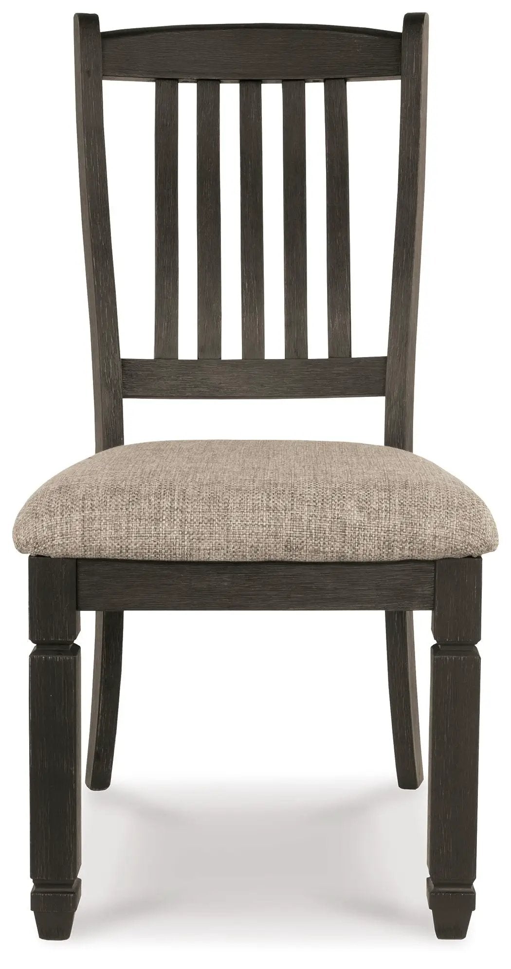 Tyler Creek - Dining UPH Side Chair (Set of 2) - Slatback - Black / Grayish Brown by Unique Piece Furniture