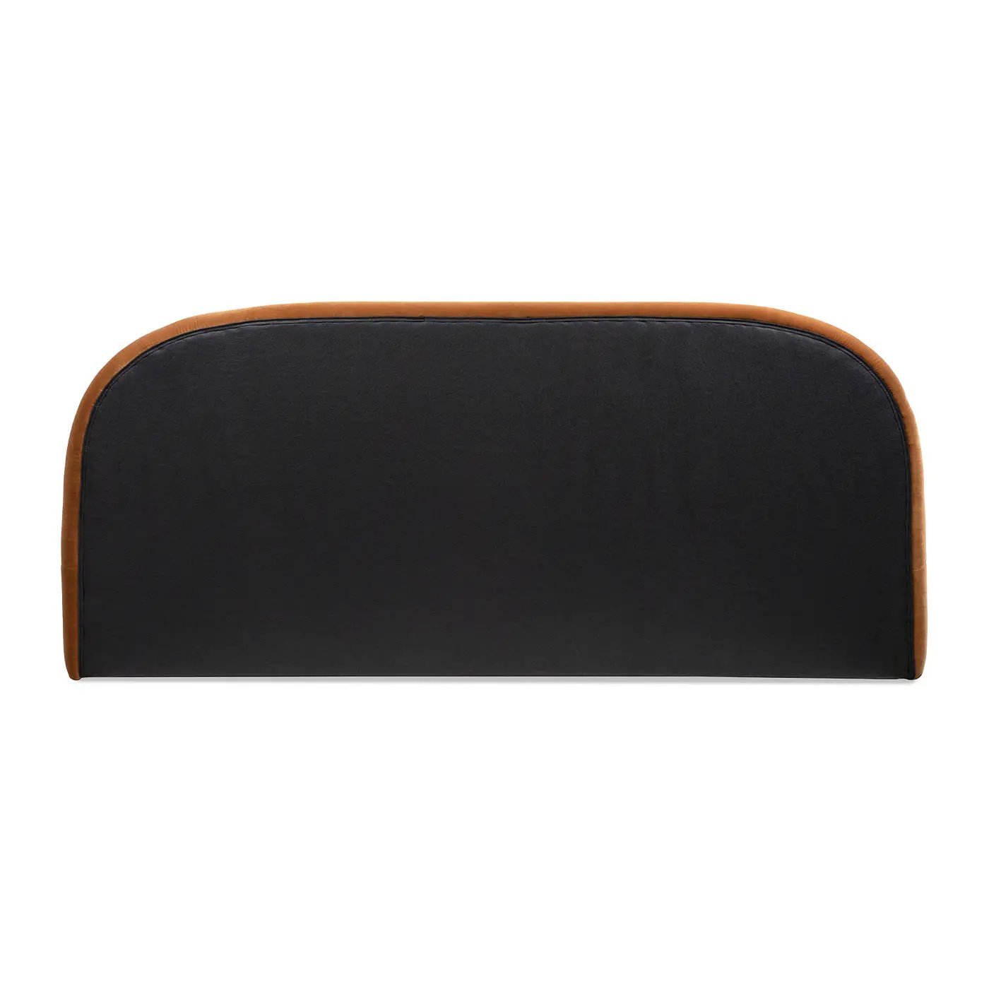 Archie Puffy Grounded Upholstered Platform Bed, King, Burnt by HouseOfZazla