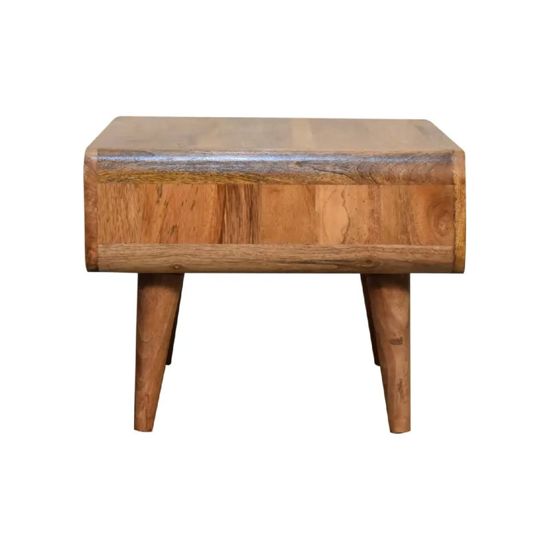 Solid Wood Media Unit, Open Slot, Oak-ish by HouseOfZazla