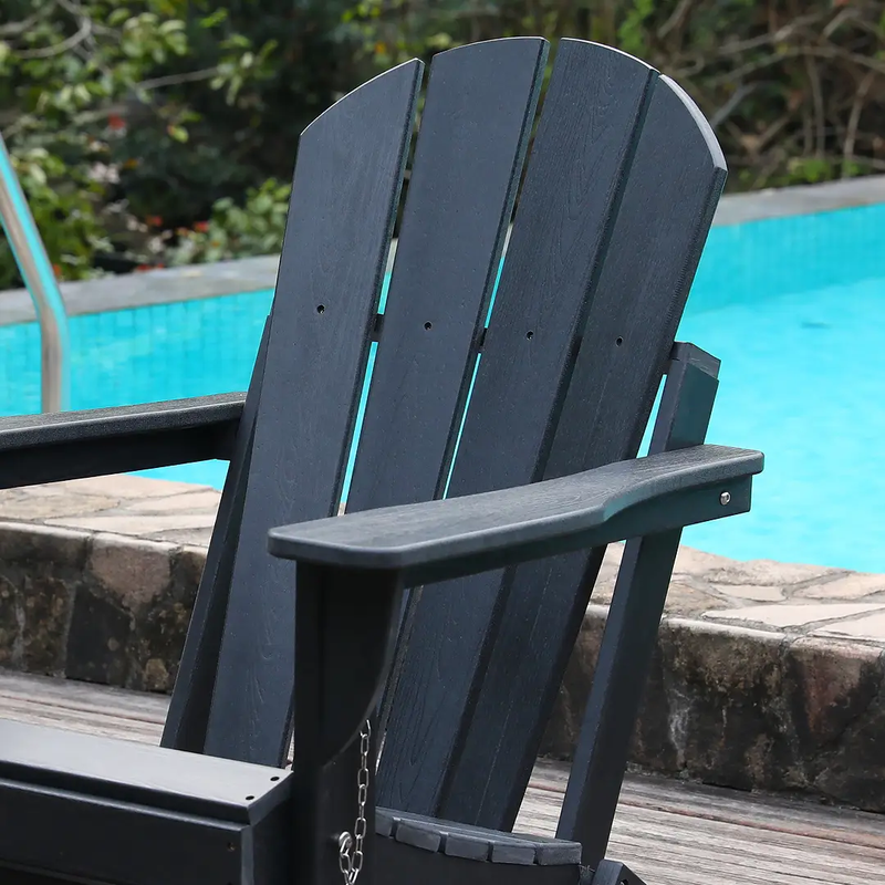 Adirondack Folding Chair with Dual Cup Holders by HouseOfZazla