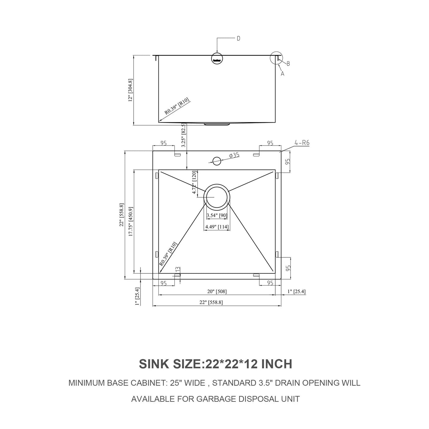 Stainless Steel Drop In Kitchen Sink, Topmount by HouseOfZazla