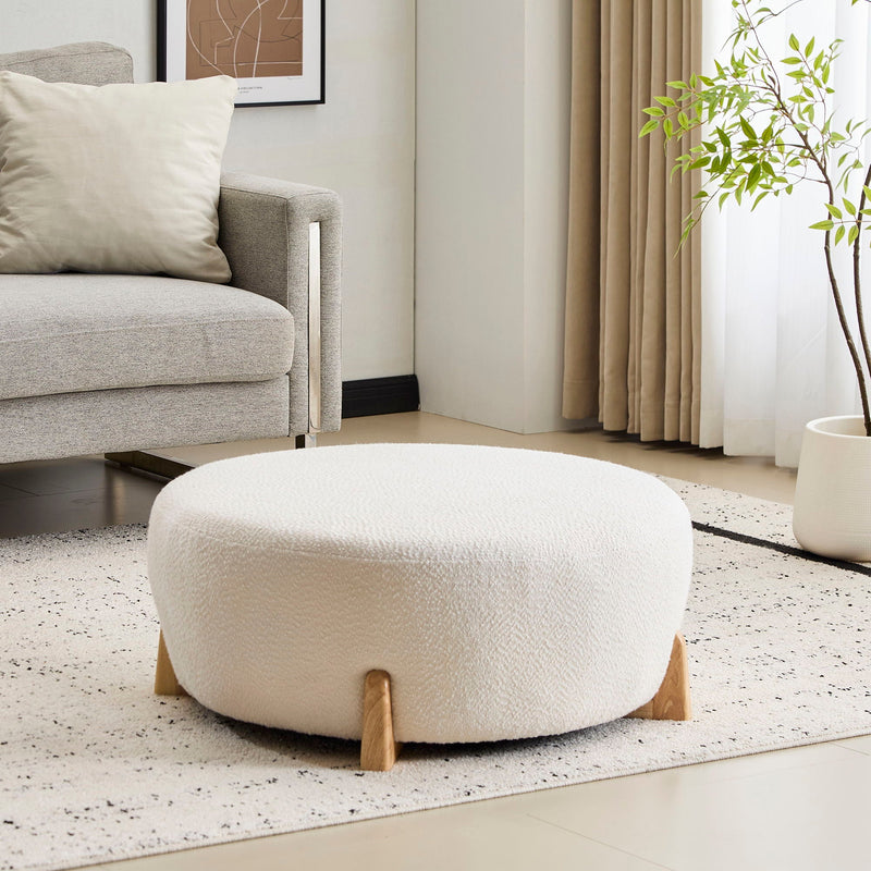 Modish Round Ottoman by HouseOfZazla