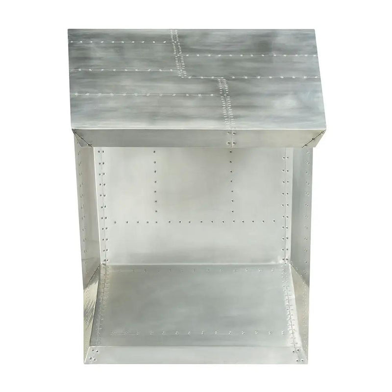 Brancaster - Executive Writing Desk - Aluminum by Unique Piece Furniture