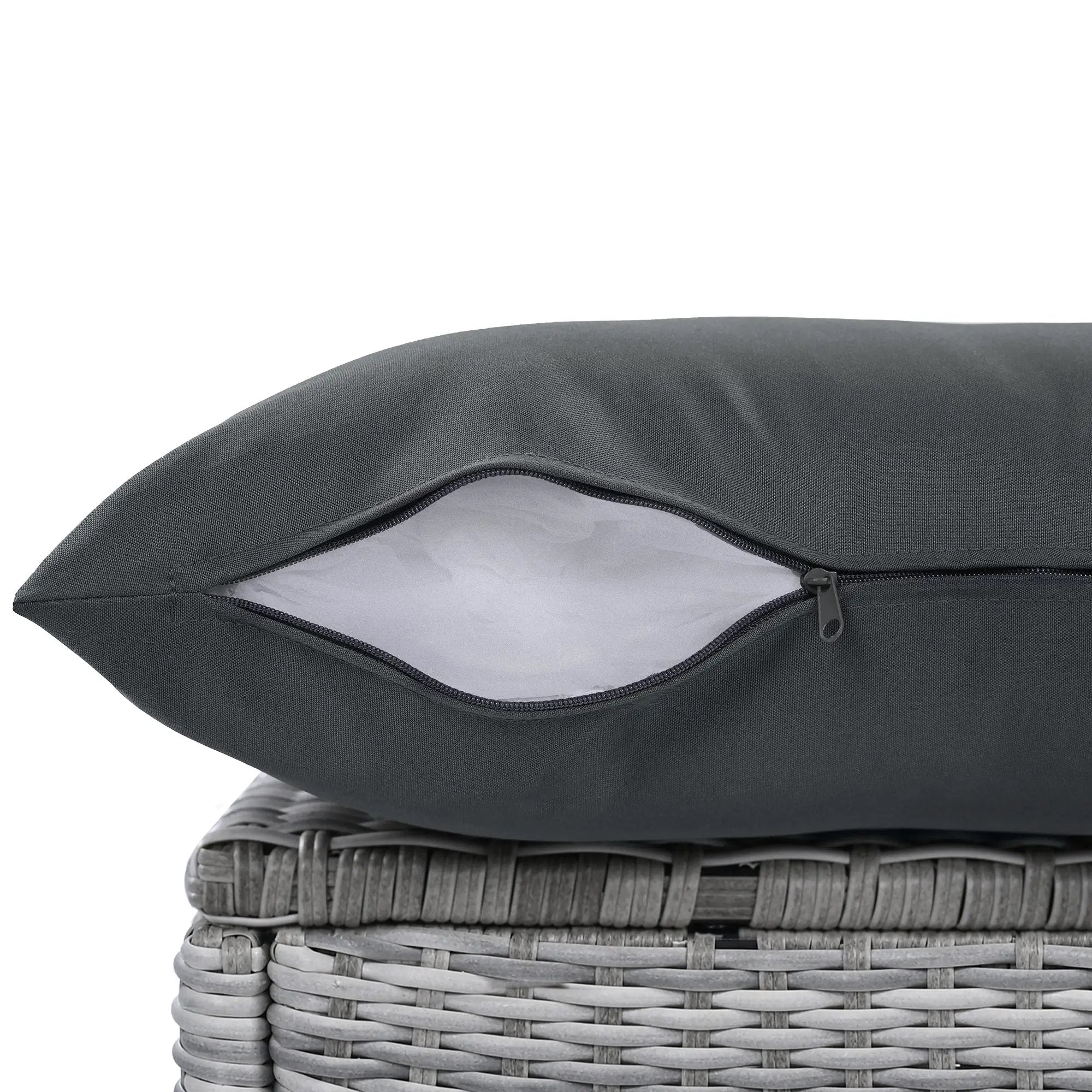 Outdoor Furniture Set Patio Rattan with Recliners and Tables by HouseOfZazla