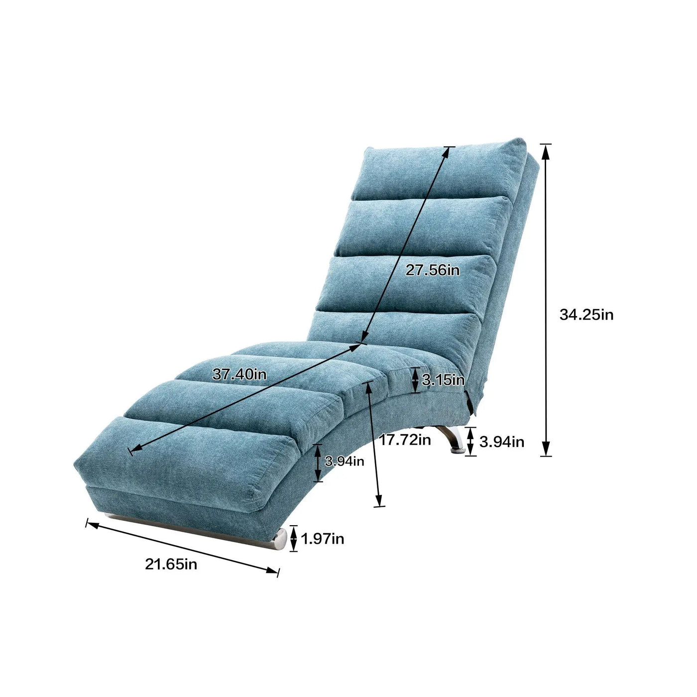 Massage Chaise Lounge Indoor With Remote Control by HouseOfZazla
