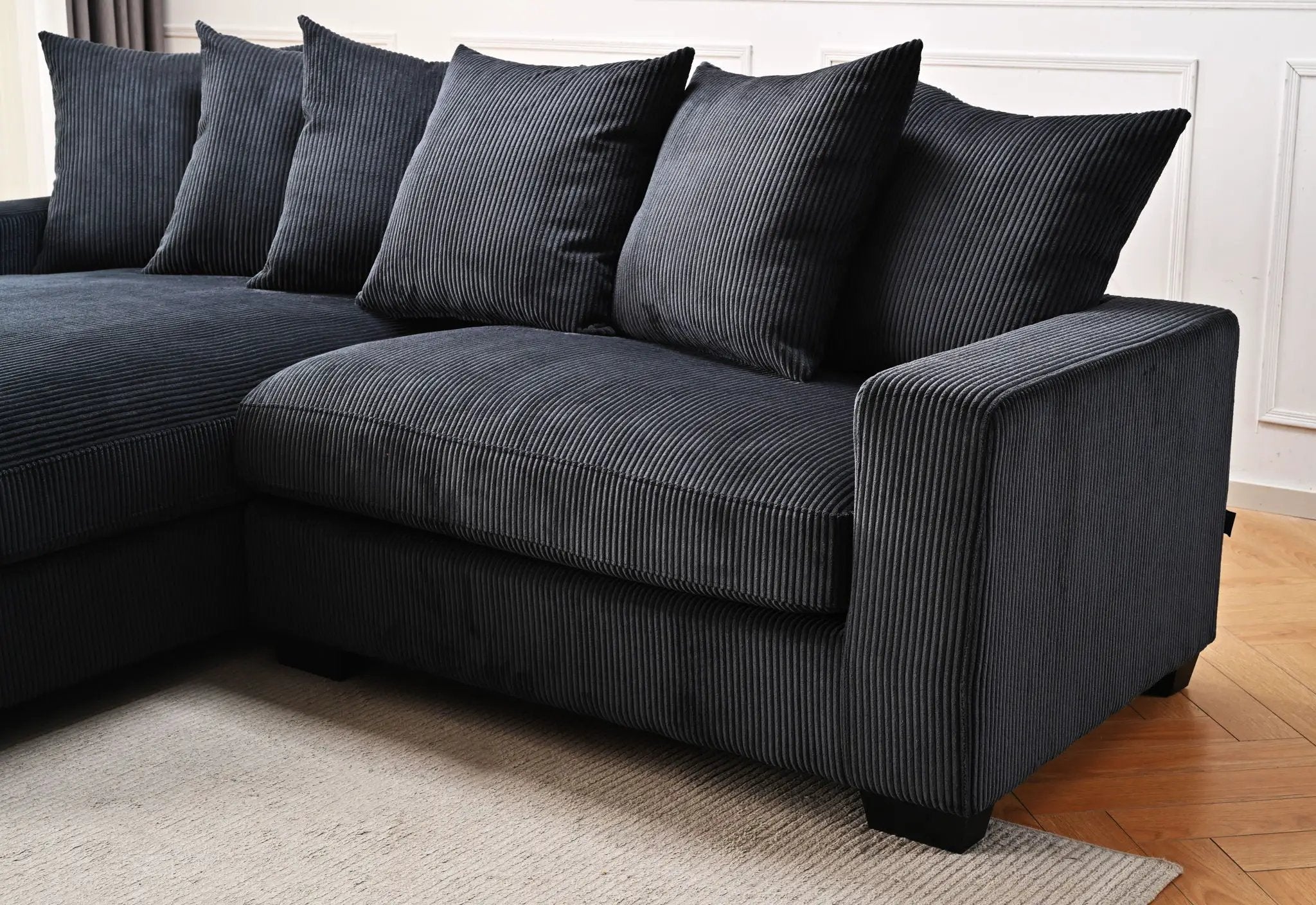 Luxe - Oversized 2 Piece Sectional Couches For Living Room, L Shaped Sofa With Chaise by HouseOfZazla
