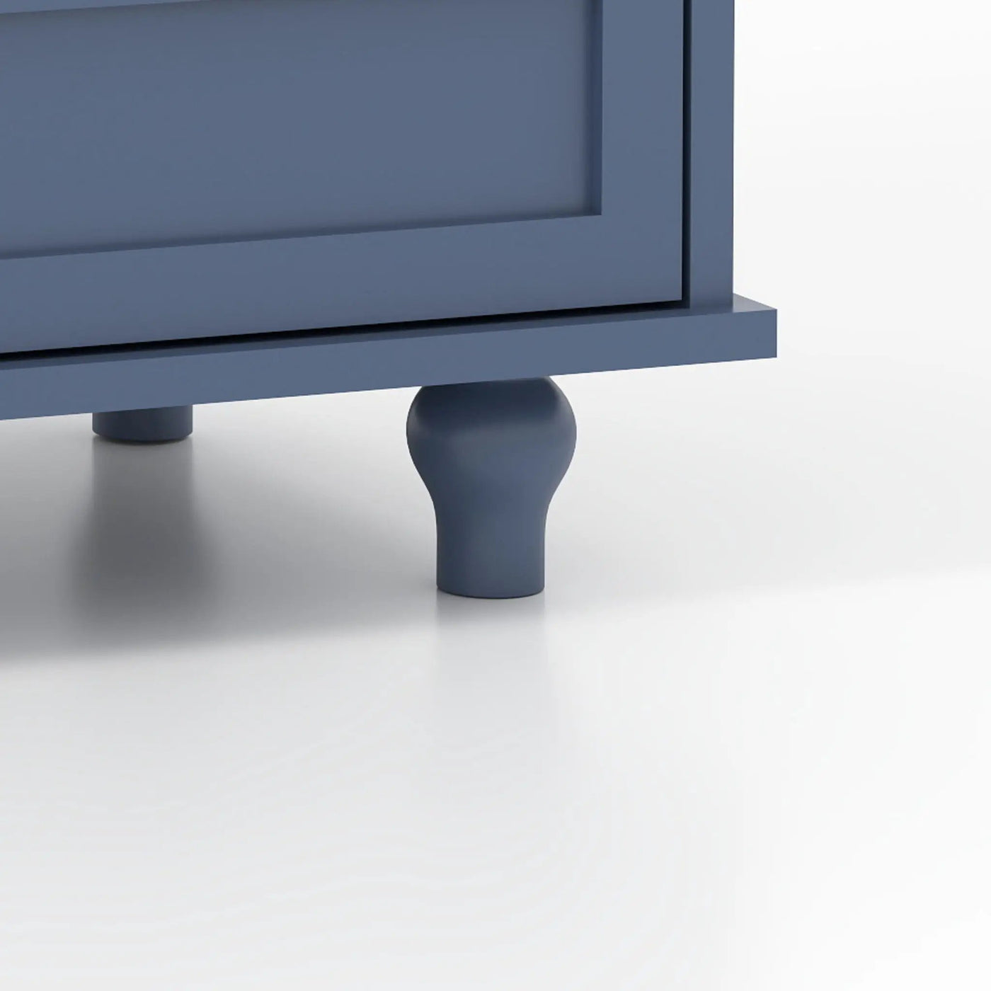 Minimalist Buffet Cabinet With Double Glass Doors And Drawer by HouseOfZazla