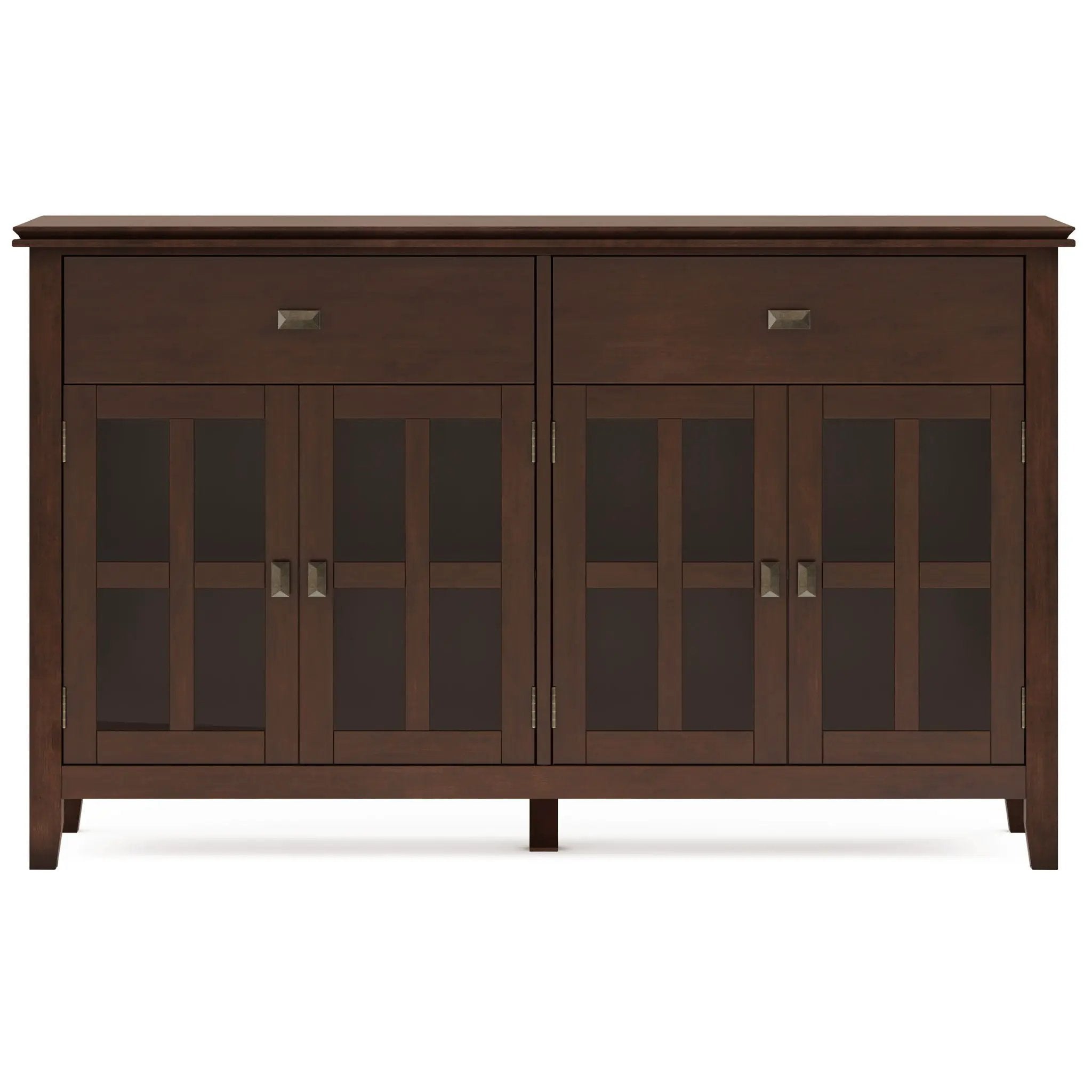 Artisan - Large 4 Door Sideboard Buffet - Russet Brown by HouseOfZazla