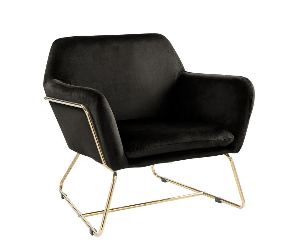 Keira Accent Chair With Metal Base, photo 7 of 18