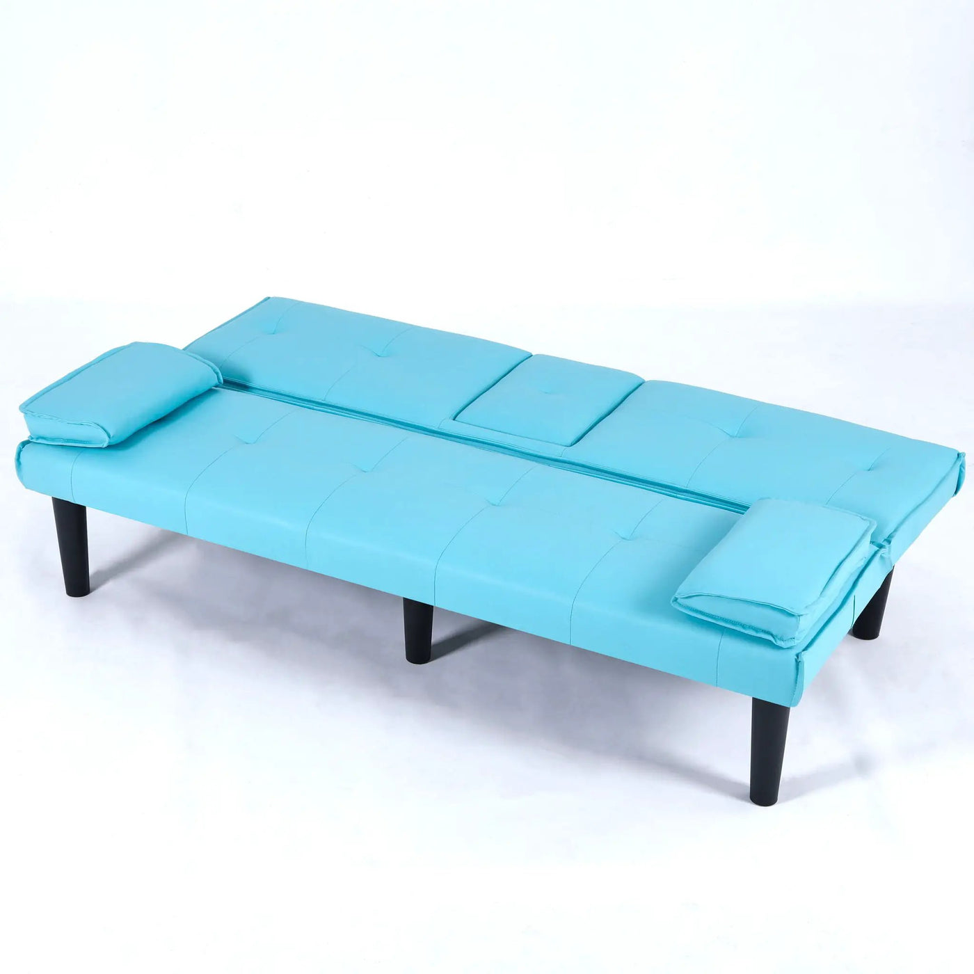 Sofa Bed With Foldable Design And Cup Holder by HouseOfZazla