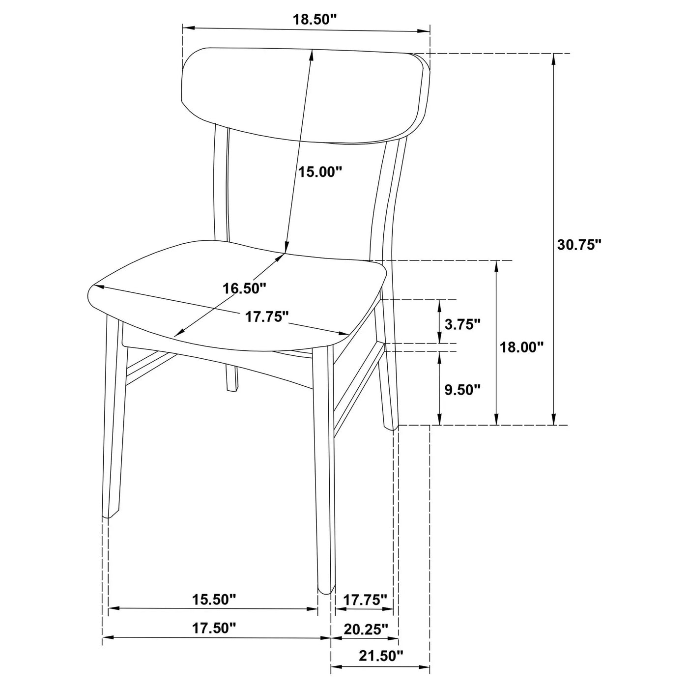 Whisten - Dining Set With Rounded Tabletop And Upholstered Chairs by HouseOfZazla