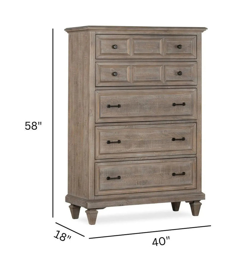 Lancaster - Drawer Chest - Dovetail Gray, photo 3 of 7